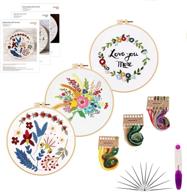 embroidery starter pattern instructions beginner needlework and embroidery logo