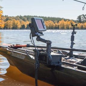 img 1 attached to 🎣 Upgrade Your Fishing Experience with the YakAttack Fish Finder Mount - Track Mounted LockNLoad Mounting System