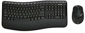 img 2 attached to 💻 Enhance Your Comfort: Microsoft Wireless Comfort Desktop 5050 with AES - Keyboard and Mouse