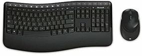 img 1 attached to 💻 Enhance Your Comfort: Microsoft Wireless Comfort Desktop 5050 with AES - Keyboard and Mouse