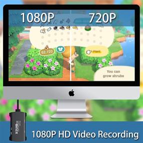 img 1 attached to 🎥 HDMI Карта захвата с Dual-Screen Mode 1080P 60FPS: Устройство захвата игр для Windows, MacOS, Linux, PS4, Nintendo Switch, Xbox One - USB 3.0, Потоковая передача в реальном времени.