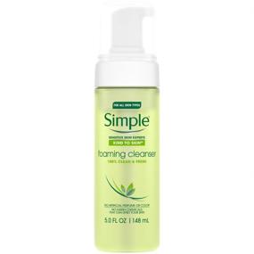 img 1 attached to Simple Facial Cleanser, Foaming 5 Oz 🧼 (Pack of 2): Gentle and Effective Skincare Solution