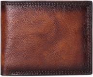 🔒 genuine leather bifold blocking wallet by goiacii: an seo-friendly upgrade logo