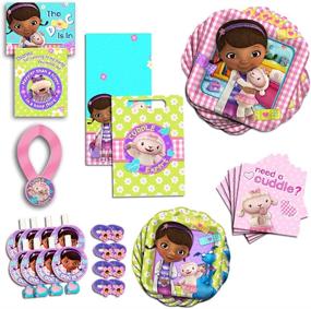 img 2 attached to Complete Disney Doc McStuffins Party Supplies Set - Birthday Party Favors, Plates, Napkins, and More!