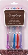 ✨ заиграйте блеском и сиянием с набором гелевых ручек american crafts 5-pack candy shop glitter gel pen! логотип