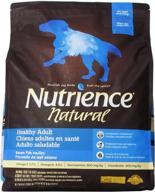 🐶 nutrience natural healthy adult dog food: nourish your dog with the 18-pound bag logo