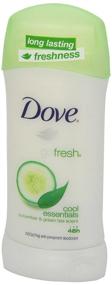 img 1 attached to Dove Ultimate go fresh Cool Essentials Anti-perspirant/Deodorant - 🕊️ Stay Fresh All Day with a Pack of 4 (2.6 Oz)