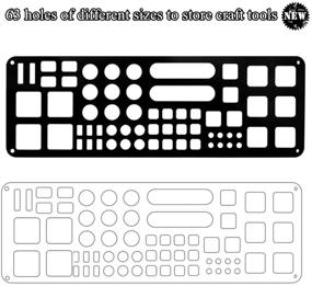 img 2 attached to 🔧 Efficient Organization for Gundam Mold Making Tools: OLYCRAFT 63-Hole Storage Box and Tool Organizer