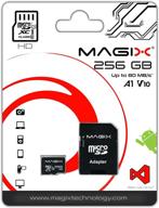 📷 magix microsd card hd series class 10 v10 + sd adapter, up to 80mb/s read speed (256gb) logo