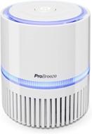 🌬️ pro breeze mini air purifier hepa: compact desktop air purifier with true hepa filter, night light, and whisper-quiet operation logo