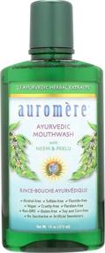 img 4 attached to 🌿 Auromere Ayurvedic Mouthwash - Vegan, Fluoride Free, Alcohol Free, Natural & Non GMO (16 fl oz) - 1 Pack