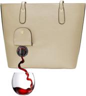 👜 stylish portovino wine purse: black fashionable women's handbags & wallets with fashion-forward backpack design logo