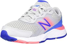 img 4 attached to 👟 Кроссовки Phantom для девочек от New Balance с шнуровкой для бега