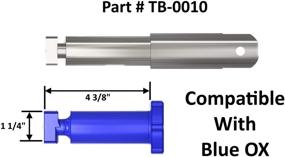 img 3 attached to 🔵 Van's RV Base Plate Plug - Replacement Cap Set for Blue Ox and Roadmaster Tow Bars (Blue, 4 3/8" TB-0010)