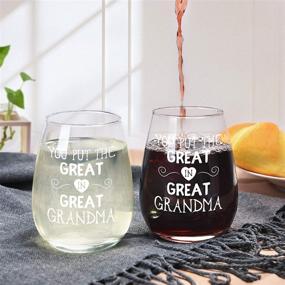 img 2 attached to Stemless Grandmother Birthday Christmas Granddaughter