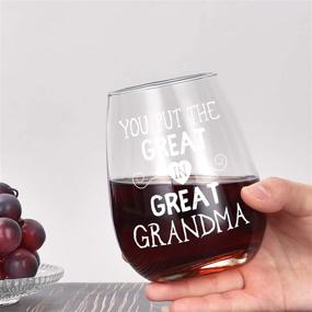 img 3 attached to Stemless Grandmother Birthday Christmas Granddaughter
