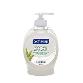 img 4 attached to 🧴 Softsoap Liquid Hand Soap, Moisturizing with Aloe, 7.50-Ounce (Pack of 4): Hydrating and Gentle Hand Cleanser for Daily Use