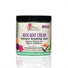 img 4 attached to 🥑 Alikay Naturals Avocado Cream Moisture Repairing Hair Mask: Infused with Natural Peppermint and Avocado Oils for Intense Hydration - 16 Ounce
