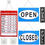 business hours sign closed signs logo