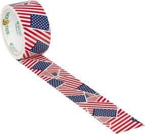 img 3 attached to 🦆 Duck HC283046 1.88 yd x 10 yd American Flag Tape, 1.88" x 10 Yards, Multicolored