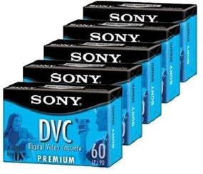 img 2 attached to Sony DVM60PRL Premium MiniDV 60min Data Tape 📼 Cartridge 5 Pac: High-Quality Recording Solution for Extended Usage