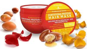 img 2 attached to 🌿 Arvazallia Fortifying Protein Hair Mask and Deep Conditioner: Nourish, Repair, and Promote Natural Hair Growth with Argan Oil and Macadamia Oil