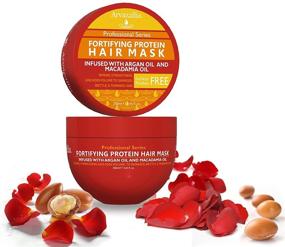img 1 attached to 🌿 Arvazallia Fortifying Protein Hair Mask and Deep Conditioner: Nourish, Repair, and Promote Natural Hair Growth with Argan Oil and Macadamia Oil