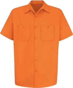 img 1 attached to Wrinkle-Resistant Cotton Men's Clothing by Red Kap