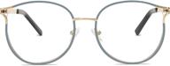 👓 sojos round eyeglasses frame with blue light blocking, anti blue ray for computer games - sj5042 logo