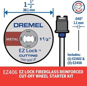 img 3 attached to Dremel EZ406 02 Cut Off Mandrel Cutting