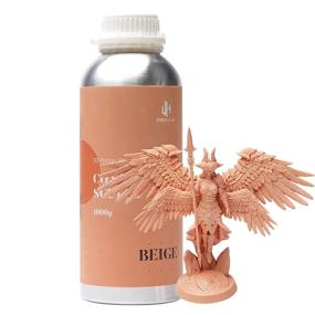 img 4 attached to JAMG HE 3D Printer Resin Conjure Sculpt Resin High-Precision Standard 405Nm UV Photopolymer Resin For LCD 3D Miniatures And Animation Industries Printing (Beige 2