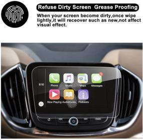 img 2 attached to RUIYA HD Clear Tempered Glass Screen Protector for 2018 2019 2020 Equinox Car In-Dash Navigation (8-Inch) - Enhanced Protection and Clarity
