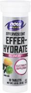 now sports display case: effer-hydrate and energy tablets, 4 flavors, 10 effervescent tablets per pack, lemon lime, 12 count logo