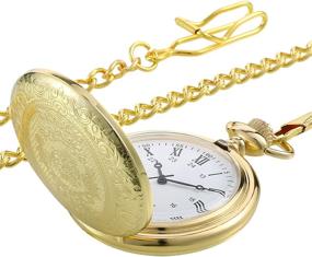 img 4 attached to 🕰️ Pangda Vintage Pocket Watch for Fathers