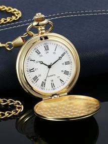 img 2 attached to 🕰️ Pangda Vintage Pocket Watch for Fathers