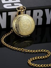 img 3 attached to 🕰️ Pangda Vintage Pocket Watch for Fathers