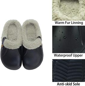 img 1 attached to 👟 ZAPZEAL Waterproof Slippers: Winter Outdoor Men's Shoes for Ultimate Comfort and Style