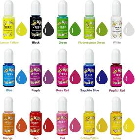 img 3 attached to Non-Toxic Epoxy Resin Dye Mix Color Liquid Pigment - 15 Translucent Colors, 0.35oz Each, Ideal for DIY Crafts, Resin Jewelry, and Art Making