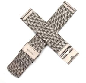 img 1 attached to 🕰️ Women's Titanium Watch Straps by THEAGE