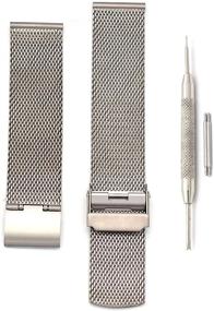img 4 attached to 🕰️ Women's Titanium Watch Straps by THEAGE