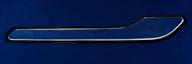 tesla model 3/y deep blue metallic door handle wrap - custom cut graphics logo