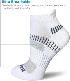 img 1 attached to 🧦 BERING Women's Performance Ankle Running Socks – Pack of 6 for Optimal Athletics