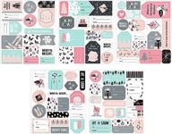 144 festive wrapaholic christmas gift tag stickers – beautiful, pink labels for wrapping paper, gift bags & envelopes logo