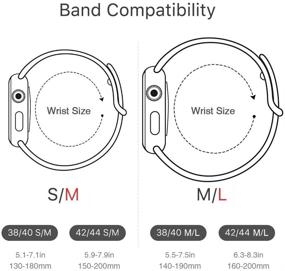 img 2 attached to Ремешок OriBear совместим с Apple Watch, 38 мм, 40 мм, 41 мм, элегантные цветочные ремешки IWatch для женщин аксессуары и принадлежности.