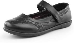 img 3 attached to Hawkwell Mary Jane Flats - School Uniform Shoes for Girls