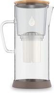 restore glass alkaline water pitcher logo