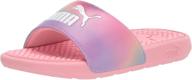 👟 unisex puma peony outdoor slide sandal for boys' shoes logo