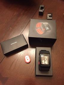 img 1 attached to 🏃 Nike+ Sport Watch GPS Powered by TomTom: Sleek Black/Red Design for Enhanced Performance