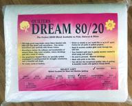 🧵 quilter's dream 80/20 natural select loft batting - queen size 108"x93" | premium quilting material logo