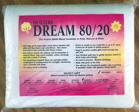 img 1 attached to 🧵 Quilter's Dream 80/20 Natural Select Loft Batting - Queen Size 108"X93" | Premium Quilting Material